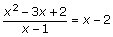 Example of Depressed Polynomial