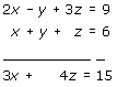 Elimination Method