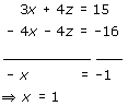 Elimination Method