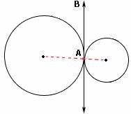 example of Internal Tangent of a Circle