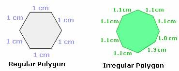 example of Irregular Polygons