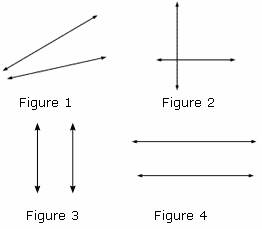 What is an oblique line segment?