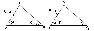   example of  SAA Congruency Postulate